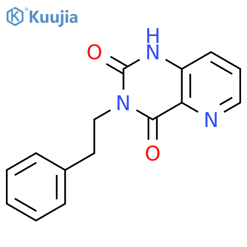 3-(2-phenylethyl)pyrido3,2-dpyrimidine-2,4(1H,3H)-dione structure