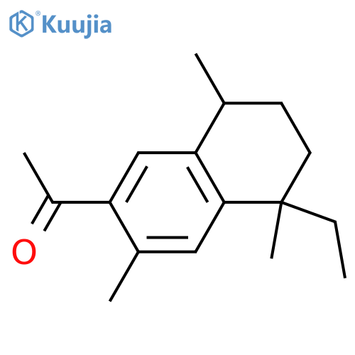 Ethanone,1-(5-ethyl-5,6,7,8-tetrahydro-3,5,8-trimethyl-2-naphthalenyl)- structure