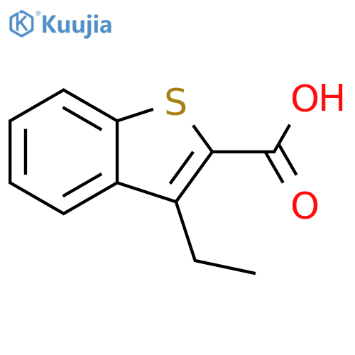 3-ETHYL-1-BENZOTHIOPHENE-2-CARBOXYLIC ACID structure