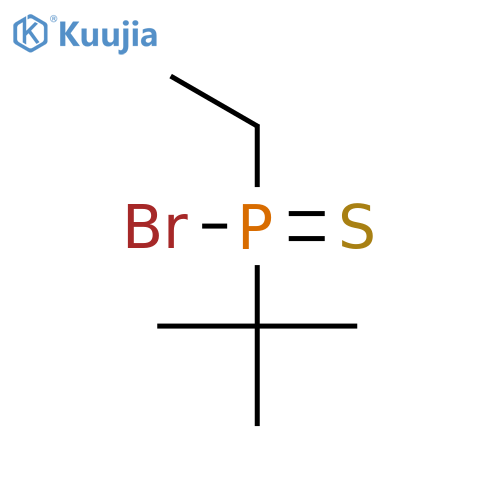 Phosphinothioic bromide, (1,1-dimethylethyl)ethyl- structure