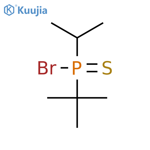 Phosphinothioic bromide, (1,1-dimethylethyl)(1-methylethyl)- structure