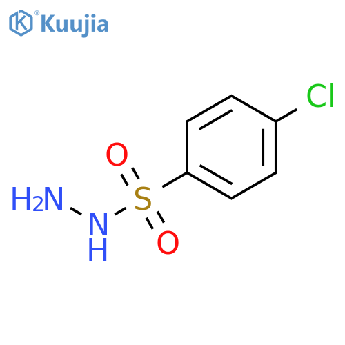 4-Chlorobenzenesulfonohydrazide structure