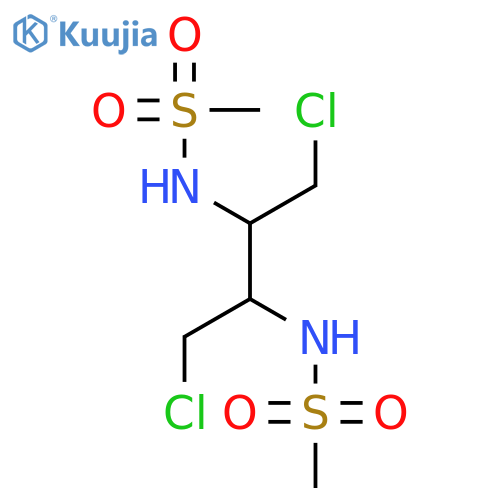 Methanesulfonamide,N,N'-[1,2-bis(chloromethyl)ethylene]bis-, meso- (8CI) structure