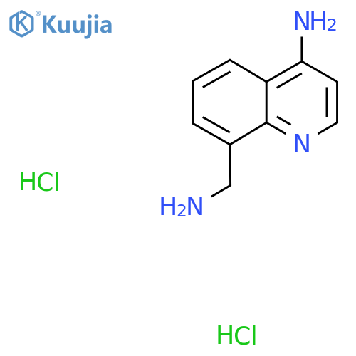 8-(Aminomethyl)quinolin-4-amine dihydrochloride structure