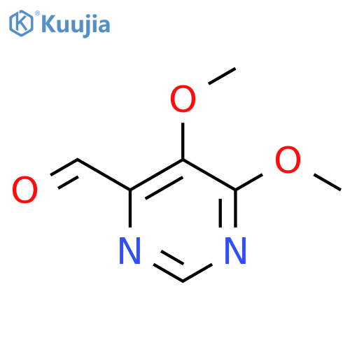 5,6-Dimethoxypyrimidine-4-carbaldehyde structure