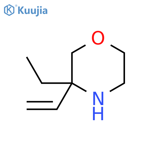 3-Ethenyl-3-ethylmorpholine structure