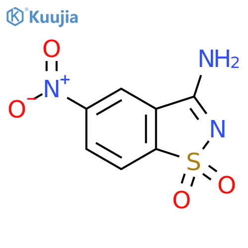 3-Amino-5-nitro-1lambda6,2-benzothiazole-1,1-dione structure