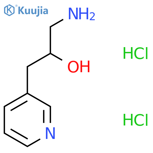 1-Amino-3-(pyridin-3-yl)propan-2-ol dihydrochloride structure