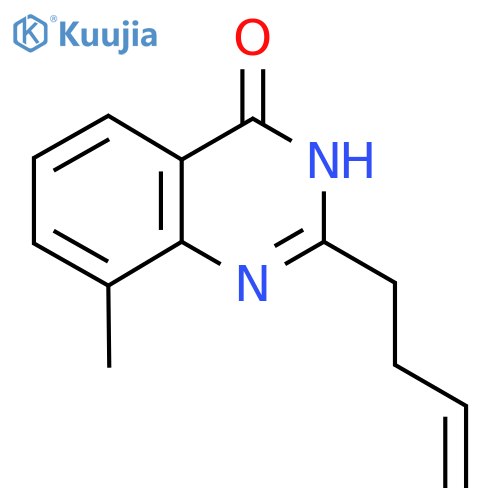 2-(But-3-en-1-yl)-8-methyl-3,4-dihydroquinazolin-4-one structure
