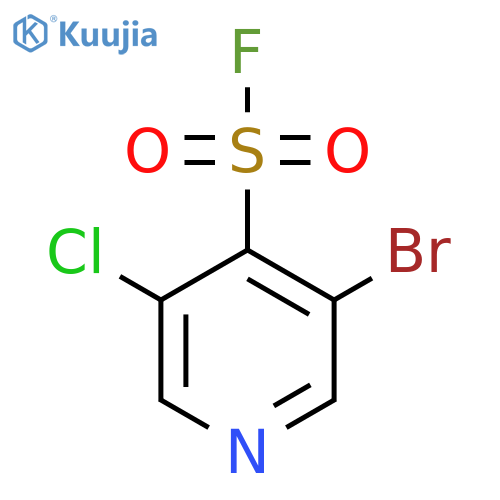 3-Bromo-5-chloropyridine-4-sulfonyl fluoride structure