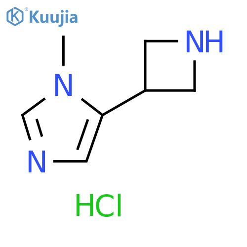 5-(azetidin-3-yl)-1-methyl-1H-imidazole dihydrochloride structure