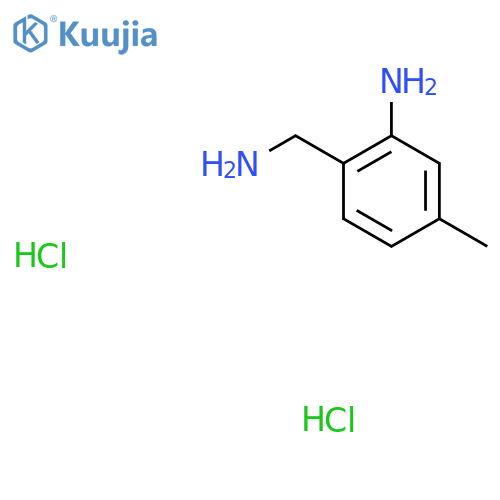 2-(Aminomethyl)-5-methylaniline dihydrochloride structure