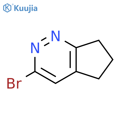 3-bromo-5H,6H,7H-cyclopenta[c]pyridazine structure