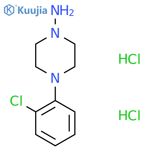 4-(2-Chlorophenyl)piperazin-1-amine dihydrochloride structure