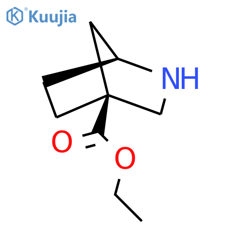 ethyl (1S,4S)-2-azabicyclo[2.2.1]heptane-4-carboxylate structure
