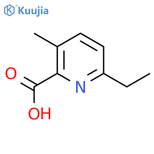 6-Ethyl-3-methylpyridine-2-carboxylic acid structure