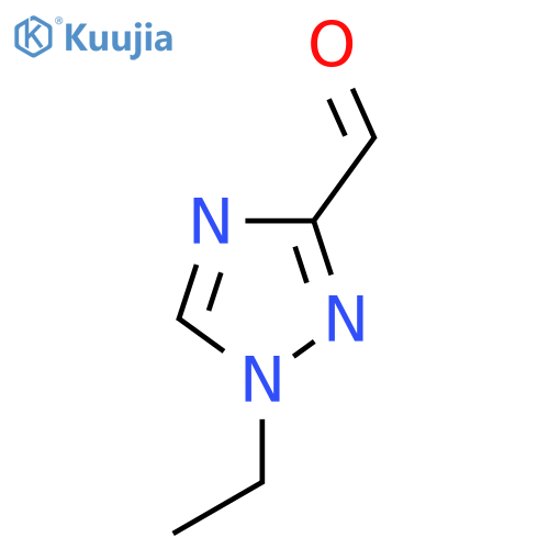 1-ethyl-1H-1,2,4-triazole-3-carbaldehyde structure