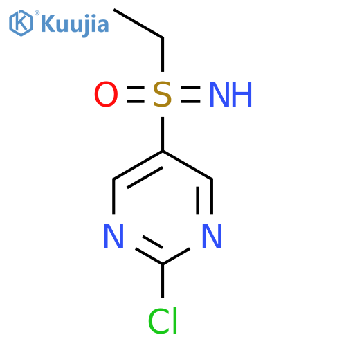 (2-Chloropyrimidin-5-yl)(ethyl)imino-lambda6-sulfanone structure