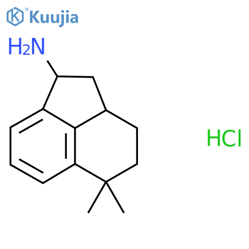 5,5-Dimethyl-1,2,2a,3,4,5-hexahydroacenaphthylen-1-amine hydrochloride structure