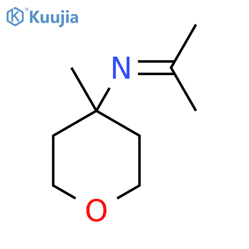 N-(4-methyloxan-4-yl)propan-2-imine structure