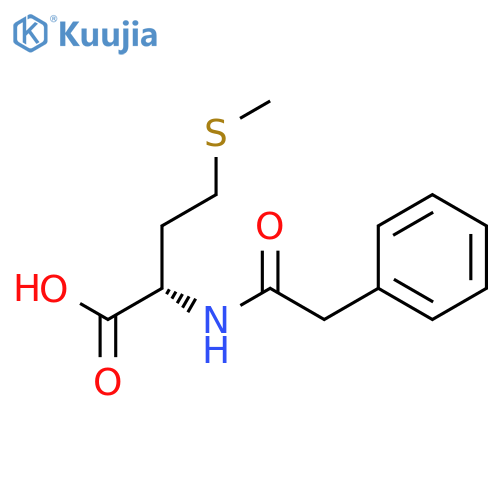 4-(Methylsulfanyl)-2-(2-phenylacetamido)butanoic Acid structure