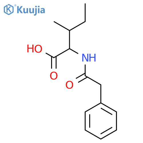 L-Isoleucine,N-(2-phenylacetyl)- structure
