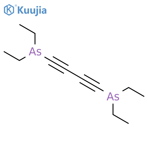 Arsine, 1,3-butadiyne-1,4-diylbis[diethyl- structure