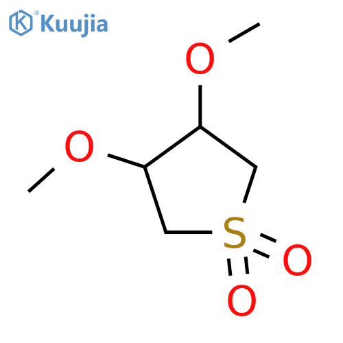 Thiophene,tetrahydro-3,4-dimethoxy-, 1,1-dioxide structure