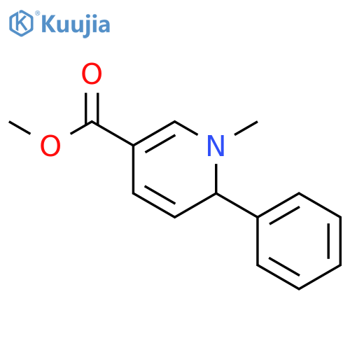 3-Pyridinecarboxylicacid, 1,6-dihydro-1-methyl-6-phenyl-, methyl ester structure