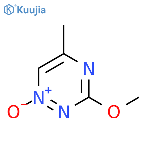 1,2,4-Triazine, 3-methoxy-5-methyl-, 1-oxide structure