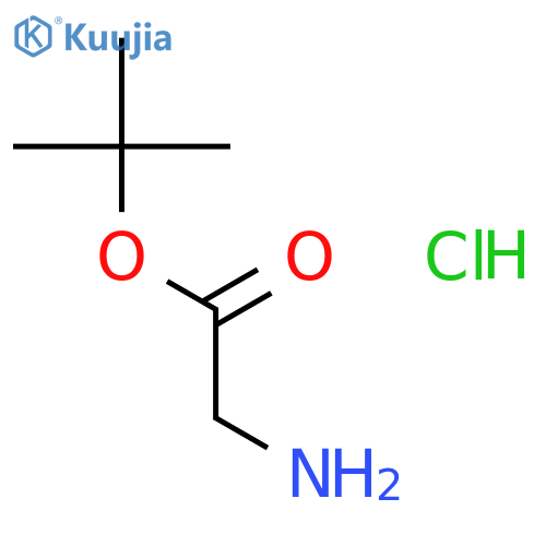 Glycine tert-butyl ester hydrochloride structure