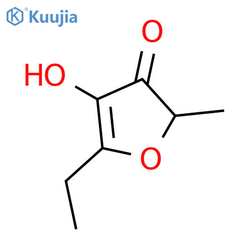 5-Ethyl-4-hydroxy-2-methyl-3(2H)-furanone (mixture of isomers) ( >80%) structure