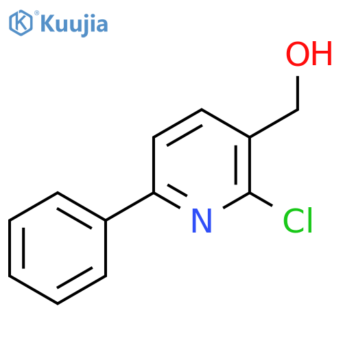 3-Pyridinemethanol, 2-chloro-6-phenyl- structure