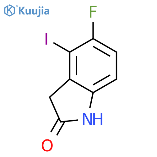 5-Fluoro-4-iodoindolin-2-one structure