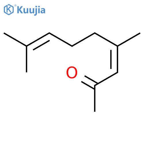 3,7-Nonadien-2-one, 4,8-dimethyl-, (3E)- structure