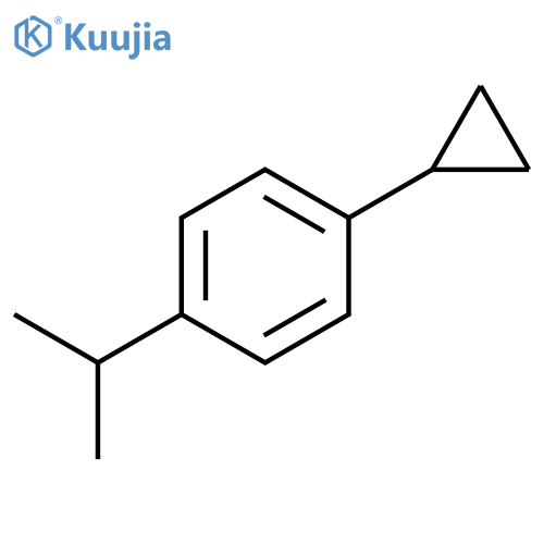 1-cyclopropyl-4-isopropylbenzene structure