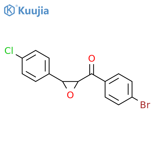 Methanone, (4-bromophenyl)[3-(4-chlorophenyl)oxiranyl]- structure