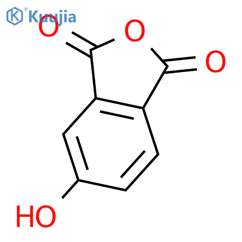 5-hydroxy-1,3-dihydro-2-benzofuran-1,3-dione structure