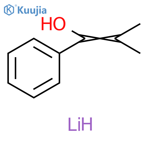 Benzenemethanol, α-(1-methylethylidene)-, lithium salt (1:1) structure