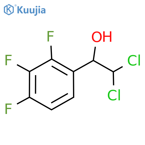 2,2-Dichloro-1-(2,3,4-trifluorophenyl)ethanol structure