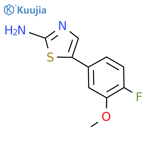 5-(4-Fluoro-3-methoxyphenyl)thiazol-2-amine structure