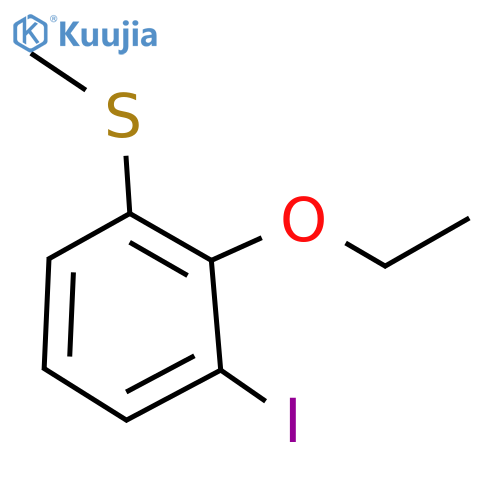 (2-Ethoxy-3-iodophenyl)(methyl)sulfane structure