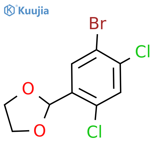 2-(5-Bromo-2,4-dichlorophenyl)-1,3-dioxolane structure