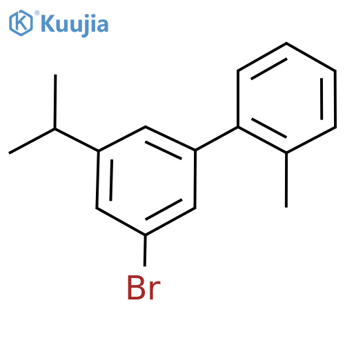 3'-Bromo-5'-isopropyl-2-methyl-1,1'-biphenyl structure