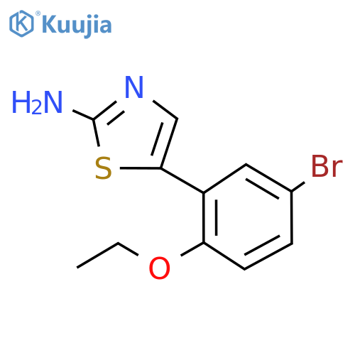 5-(5-Bromo-2-ethoxyphenyl)thiazol-2-amine structure