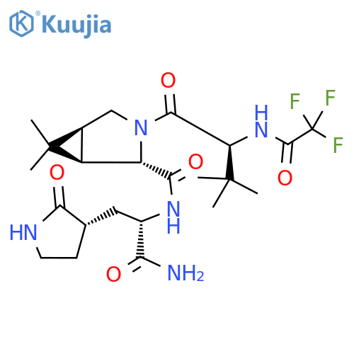 Descyano Nirmatrelvir Acetamide structure