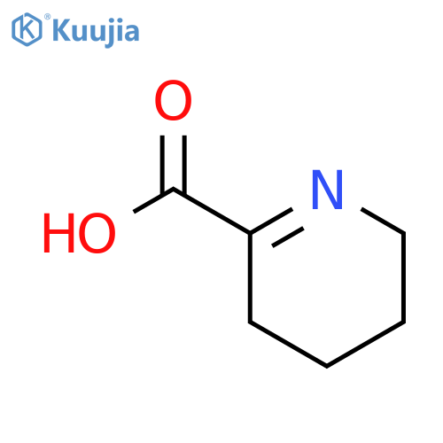 3,4,5,6-Tetrahydro-2-pyridinecarboxylic acid structure