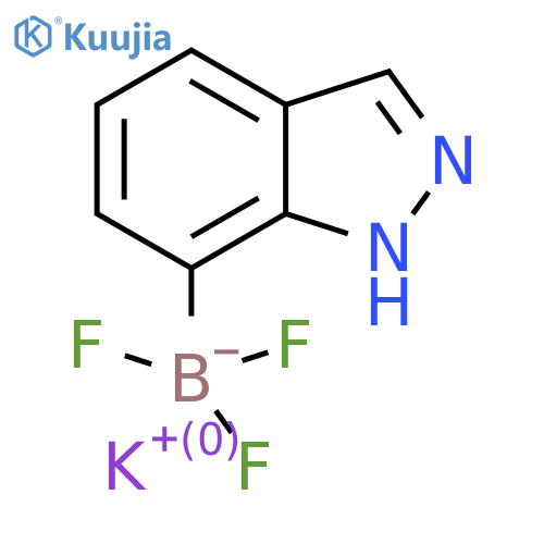 potassium trifluoro(1H-indazol-7-yl)boranuide structure