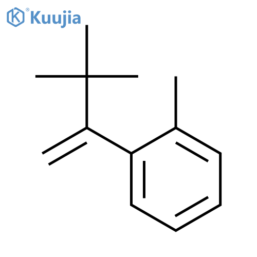 Benzene, 1-(2,2-dimethyl-1-methylenepropyl)-2-methyl- structure