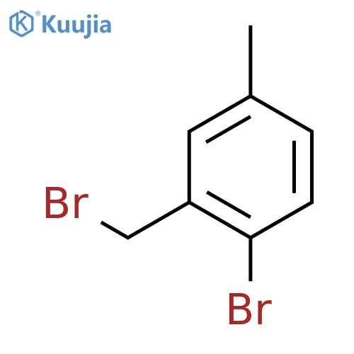 1-Bromo-2-(bromomethyl)-4-methylbenzene structure
